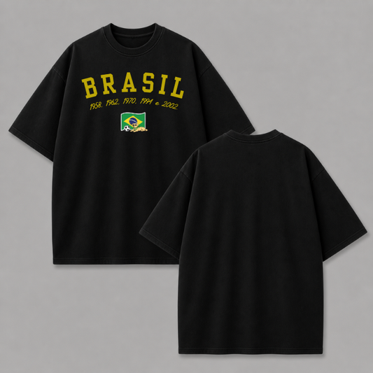 Camisa oversized Brasil - collection copa do mundo