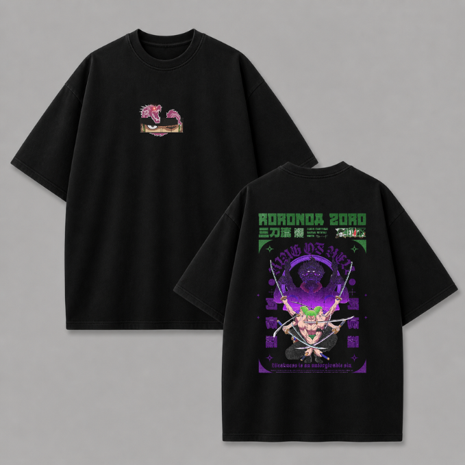 Camiseta Zoro Edition Oversized – Anime Collection