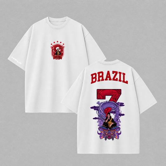 Camiseta Oversized kenjaku 7 jujutsu kaisen – Edição Especial